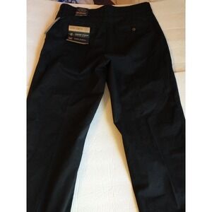 St John's Bay Super Stretch Waist Chino Pants Men's 34x31 Black Straight Fit $60